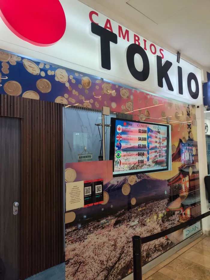 Establecimiento de Cambios Tokio sede Salitre Bogotá